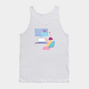 Work From Home Tank Top